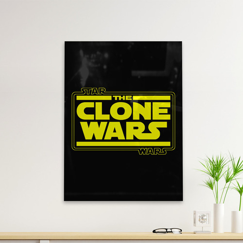 Cuadro Deco The Clone Wars (d1389 Boleto.store)