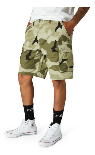 Short Mtb Fox Slambozo Camo 2.0