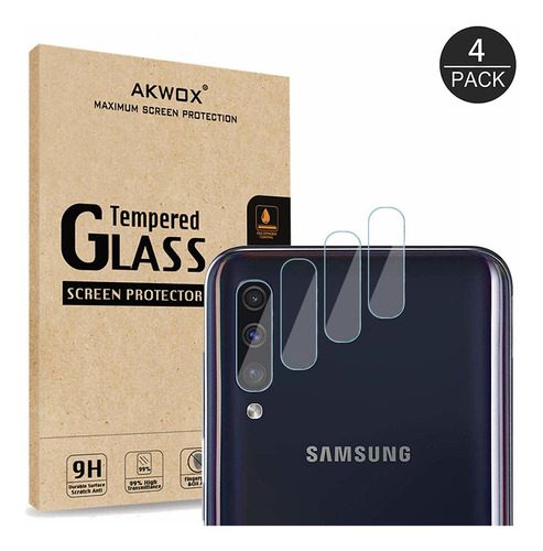 Juego 4 Protector Lente Para Camara Samsung Galaxy A50