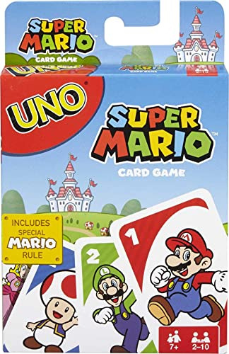 Mattel Games Uno Super Mario Juego De Cartas Animated C2vqh