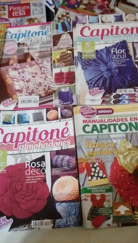 Lote X 4 Revistas Manualidades Bordados En Capitone Palermo 