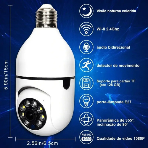 Cámara Ip Inteligente Yoosee Panorámica Wifi Cámara Espía