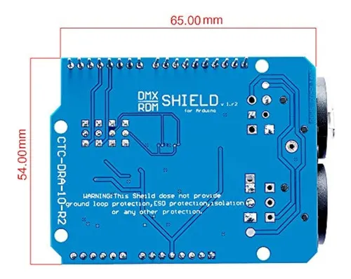 El Conjunto De Chips Cqrobot Dmx Shield Max485 Para Arduino