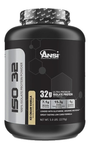 Iso 32 Proteina Isolatada 5lb Ansi Nutrition - Tienda Fisica