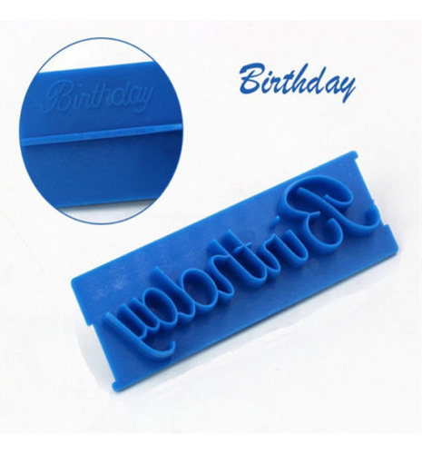 M Molde Para Tartas Con Diseño De Letra De Feliz Cumpleaños