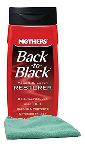 Mothers Restaurador De Plastico Y Ribete Trasero A Negro (12