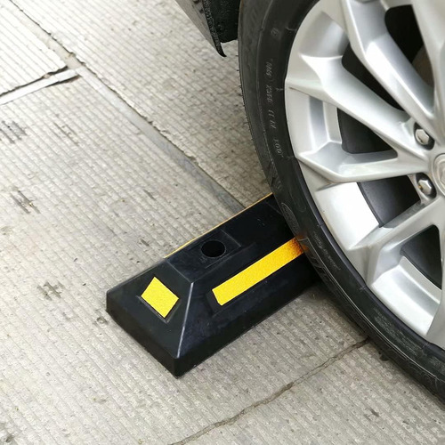 Tope De Estacionamiento Para Garaje De Goma Resistente, Tope