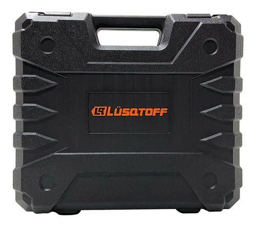 Taladro Atornillador Percutor 13mm Lusqtoff 18v 2 Bat Profes Color Naranja Frecuencia 50