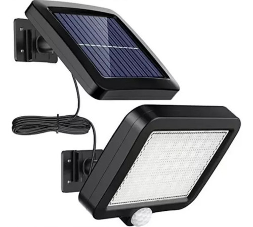 Lámpara Led Solar Con Sensor De Movimiento 15w Luz Fría