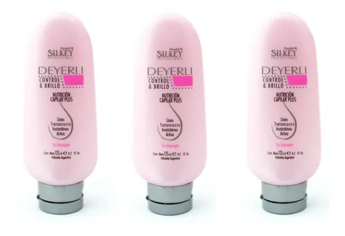 comprar 3 Pomos De Nutrición Capilar Plus Deyerli -  Silkey 125ml