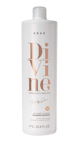 Kit Braé Divine Shampoo Antifrizz 1l + Condicionador 1l.