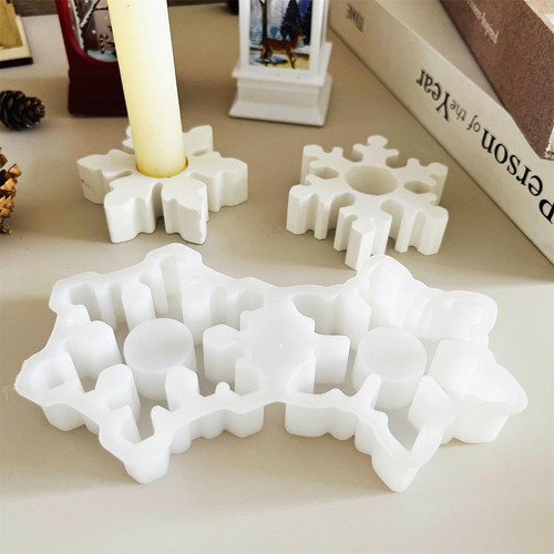 Decoración Navideña Con Dos Tiras De Copos De Nieve Conectad