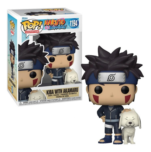 Funko Pop Naruto Kiba Con Akamaru Figura Original