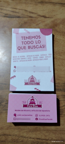 100 Tarjetas Personales+100 Volantes Publicitarios.lanus