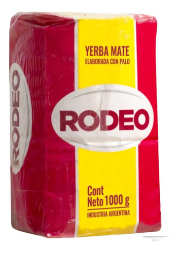 Yerba Mate Rodeo De 1kg Pack De 10u