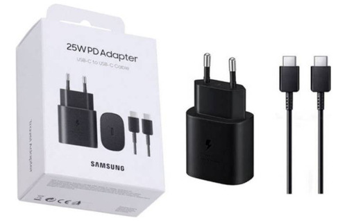 Cargador Samsung 25w Con Cable - Negro