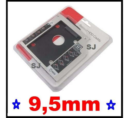 Adaptador Universal Caddy 2o Hd Ssd/dvd Notebook 9mm 9,5mm