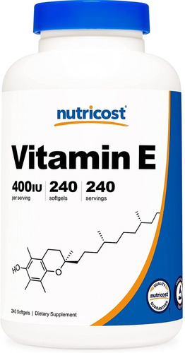 Nutricost Vitamina E 400ui 240 Gel