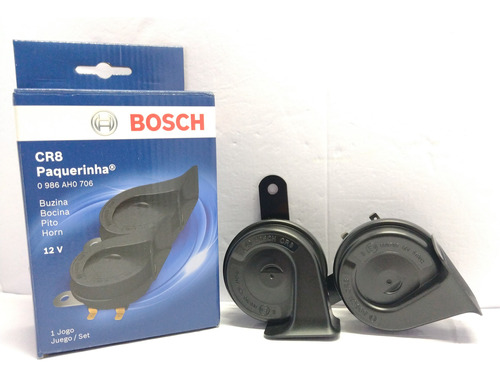 Pito Corneta Caracol Bosch Negro Sin Relay Juego 12v