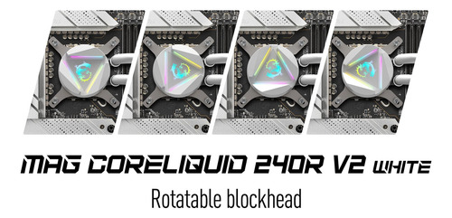 Refrigeración Líquida Msi Mag Core 240r V2 Argb Lga1700 Am5