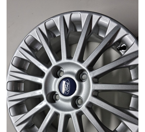 Roda New Fiesta Titanium Aro16 2013/14 2015 Avulsa Cor Prata