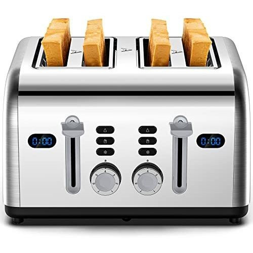 Toaster 4 Slice, Redmond Retro Acero Inoxidable 93mle