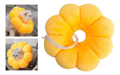 Collar Para Mascotas A Prueba De Agua Para Evitar Amarillo M