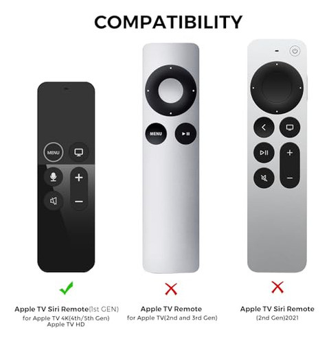 Ahastyle Pack Funda Protectora Para Apple Tv Siri Remote