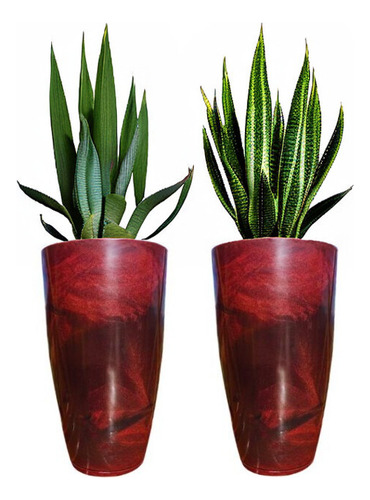 Vasos Para Plantas Liso Com Prato Moderno Decoração