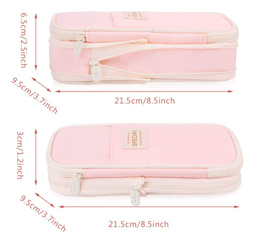 Estuche Plegable Con Cierre Gran Capacidad Organizador Papel