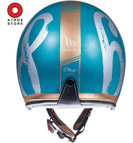 Casco Mt Helmets Le Mans Hipster Green Brilloso