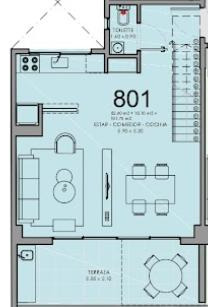 Duplex 3 Ambientes Al Frente En Venta - Parque Centenario, Espai Centenario