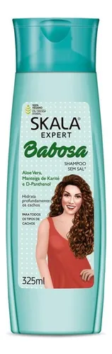 Shampoo Sin Sal Babosa Aloe Vera 325 Ml Skala
