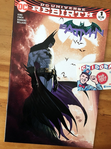 Comic - Batman Rebirth #1 Michael Turner Variant