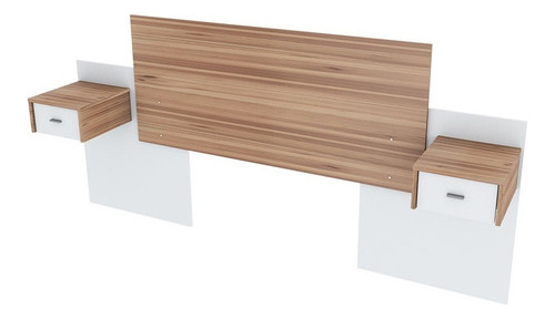 Respaldo de sommier Centro Estant RC6 de 2 plazas 228cm x 100cm wengue/blanco