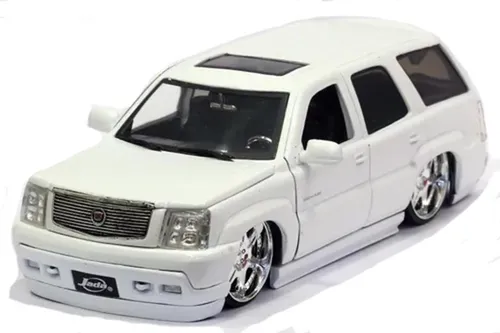 超歓迎された Miniatura 1/24 Jada Branco Custom 2002 Escalade Cadillac ミニカー