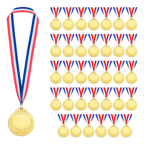 35 Medallas Deportiva Metálica C/cinta 6,5cm /forcecl