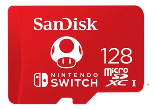 Imagen 2 de 3 de Micro Sd Nintendo Switch Sandisk 128gb Oferta Envío Gratis