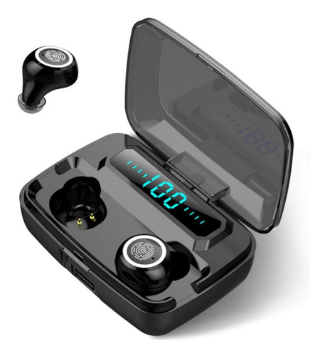 Auriculares Bluetooth 5.0 Stereo In-ear Airshell Android Ios Color Negro