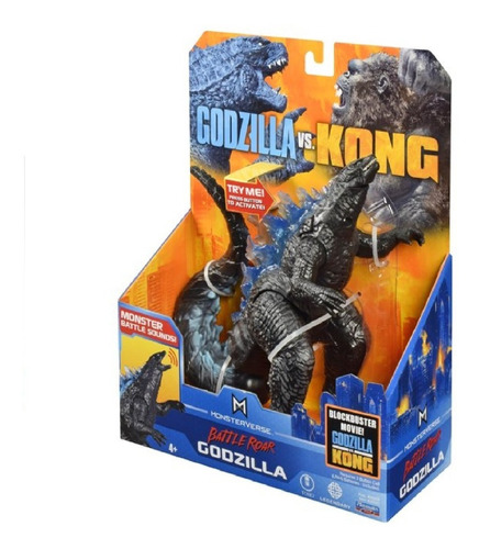 Godzilla Figura Rugido De Batalla Godzilla Vs Kong Sonidos