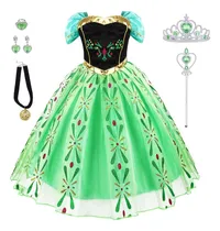 Comprar Ahlpo Anna Vestido Princesa Elsa Vestido Para Niñas Hallowee