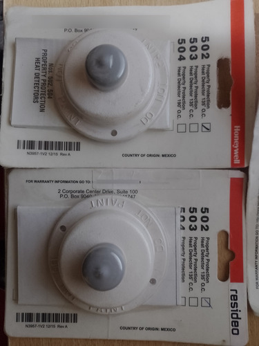 Sensor Detector De Temperatura Fija De 57 ºc Honeywell