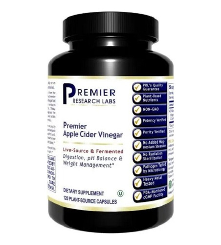 Premier Research Labs | Apple Cider Vinegar | 120 Capsules