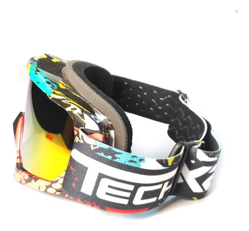 Goggles Gafas Techx2 Graficos C/mica Tornasol