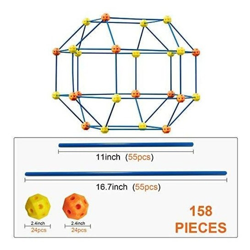 Juguete Armable Erone Kit De Construcción De 158 Piezas