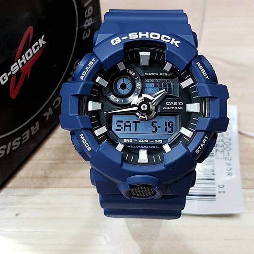 Reloj Casio G-shock Ga700-2a Genuino + Como Detectar Falso