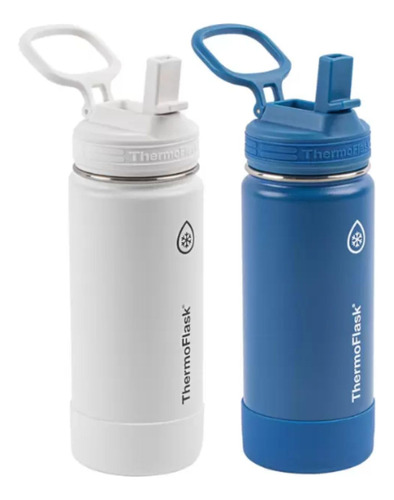 Conjunto De Termoflask De 2 Botellas De Acero Inoxidable De