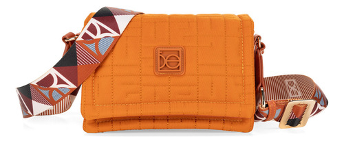 Bolsa Crossbody Cloe Jibiazli Mediano Color Naranja