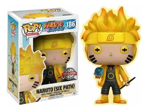 Figura Funko Pop!: Naruto Six Path Exclusive Glows (186)