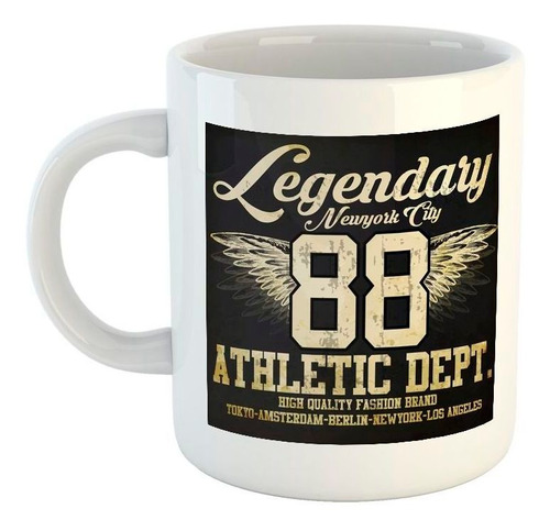 Taza De Ceramica Legendary Ny City Athletic Dept